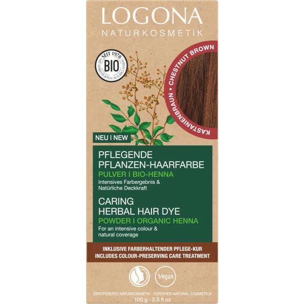 Logona Coloration Poudre 070 Brun Chataigne 100g