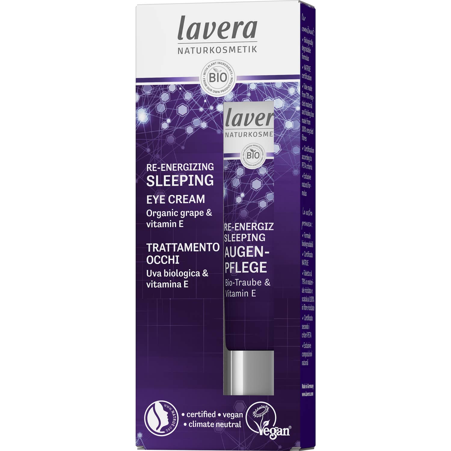 Lavera Sleeping Contorno Ojos Bio 15ml