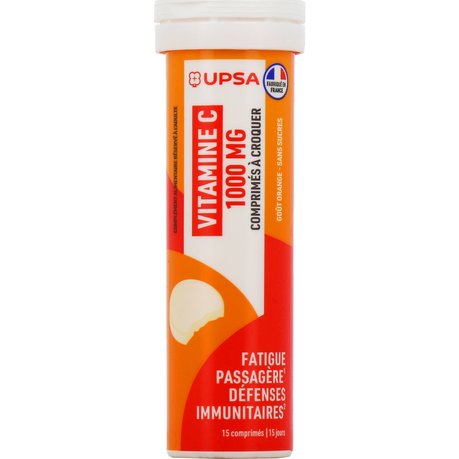 Upsa Vitamine C 1000mg 15 Comprimés À Croquer