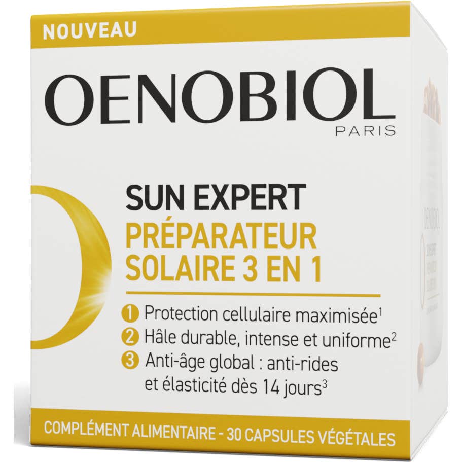 Oenobiol Sun Expert Préparateur Solaire 3 en 1 30 Capsules