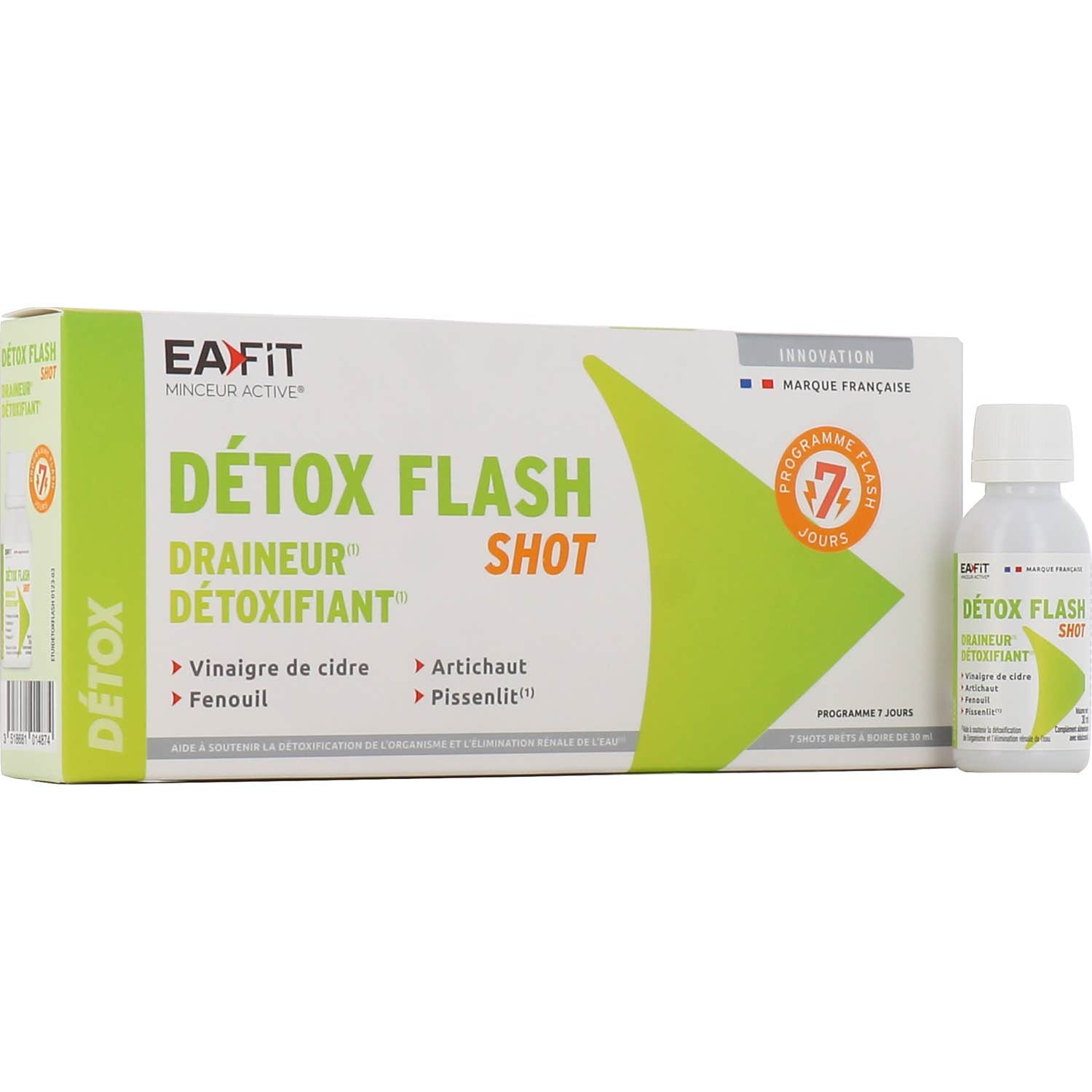 Eafit Détox Flash Shot 7 Shots