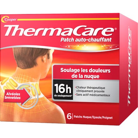 ThermaCare Patch Auto-Chauffant Nuque Épaule Poignet 6 Unités