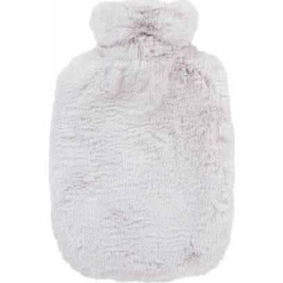 Fashy Almohadilla Térmica de Agua de Peluche Gris Claro 1ud