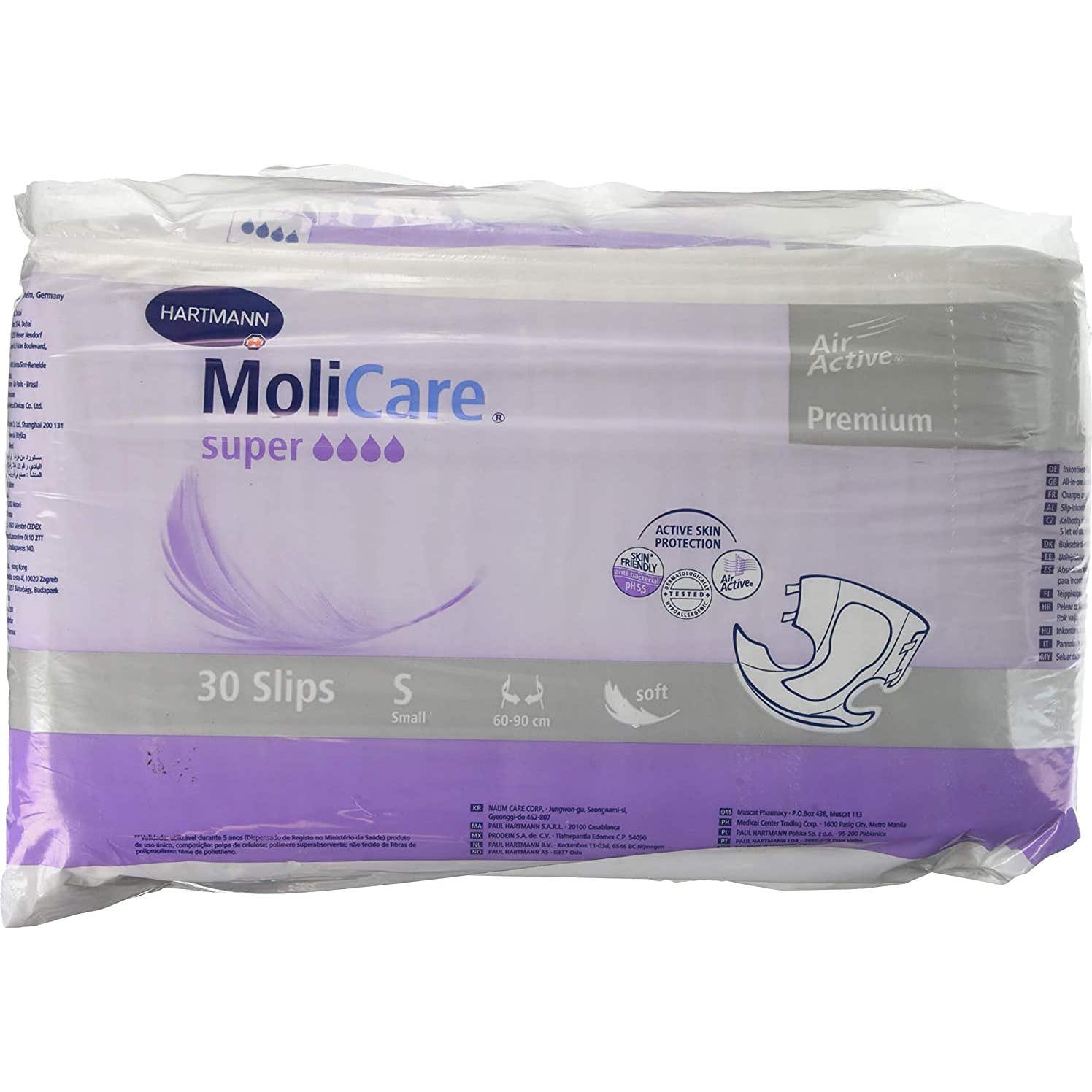 MoliCare Couche Premium Incontinence Couche Nuit Douce S 80uts