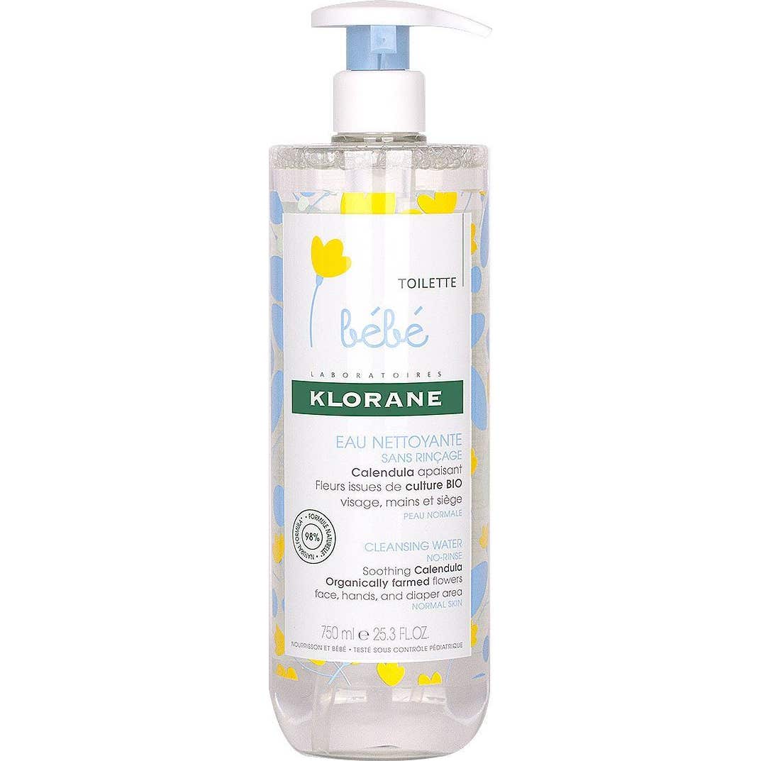 Klorane Bébé Eau Nettoyante Sans Rinçage 750ml