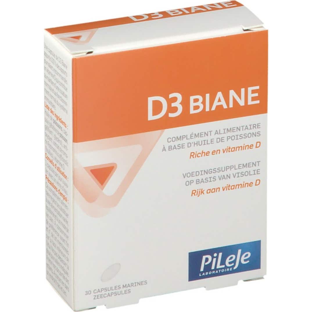 Pileje D3 Biane 30 Capsules