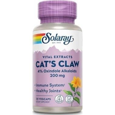 Solaray Uña Gato Cáps 200mg