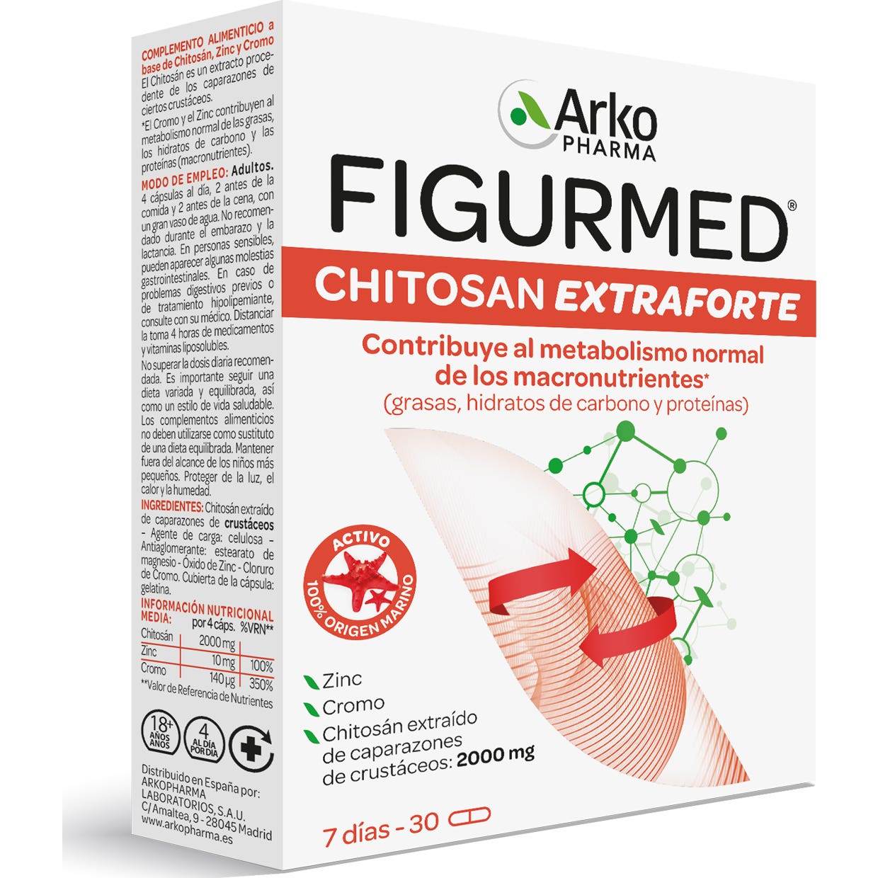 Arkodiet Chitosan ExtraForte + Chromium 30caps