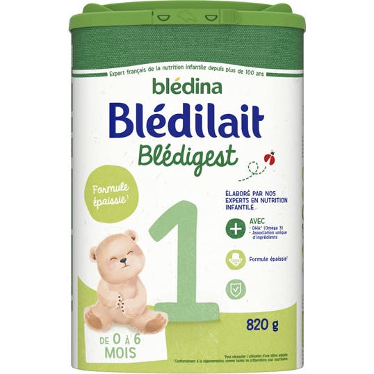 Blédina Bledilait 1 Fórmula Premium Espesada 820g