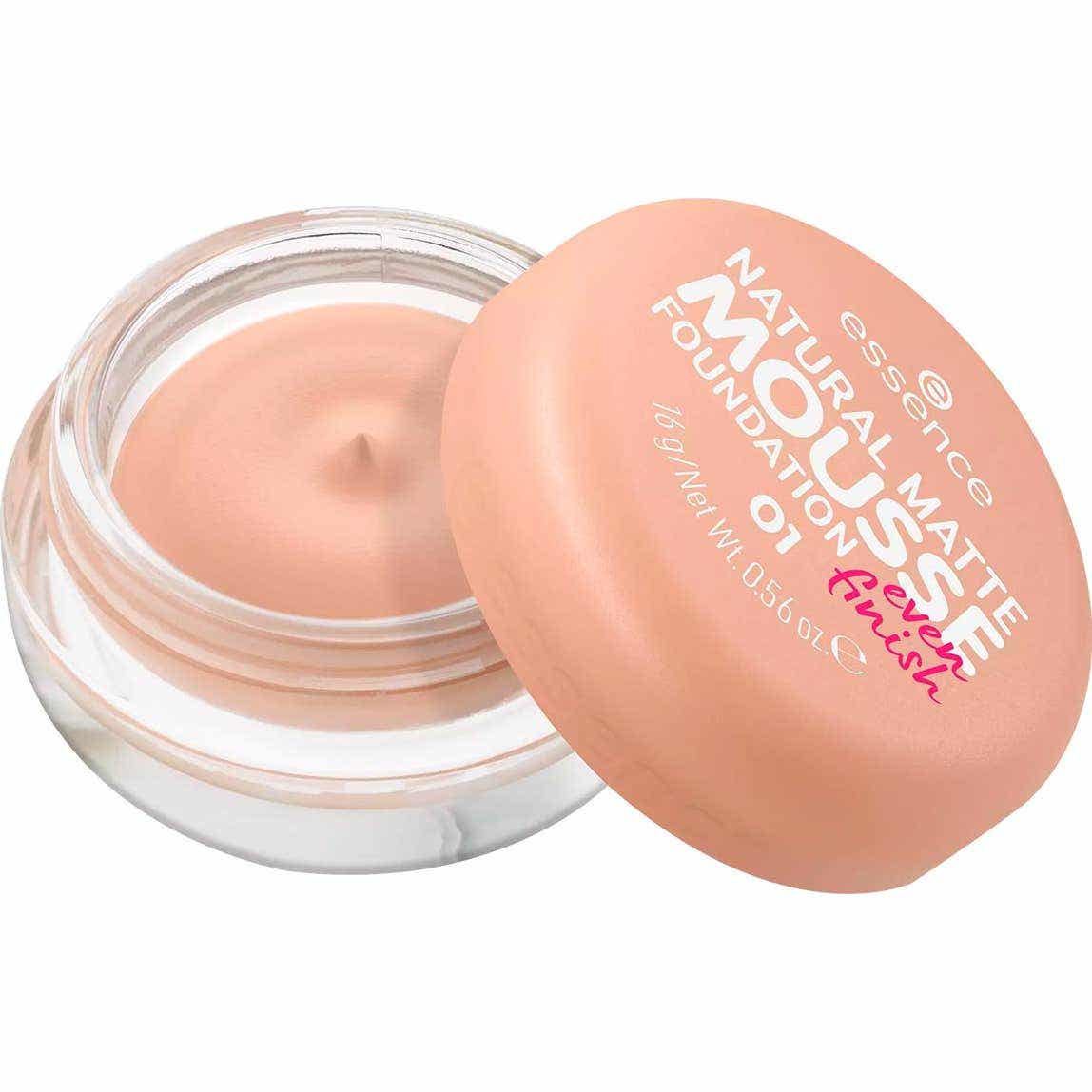 Essence Natural Matte Mousse Foundation 01 16g