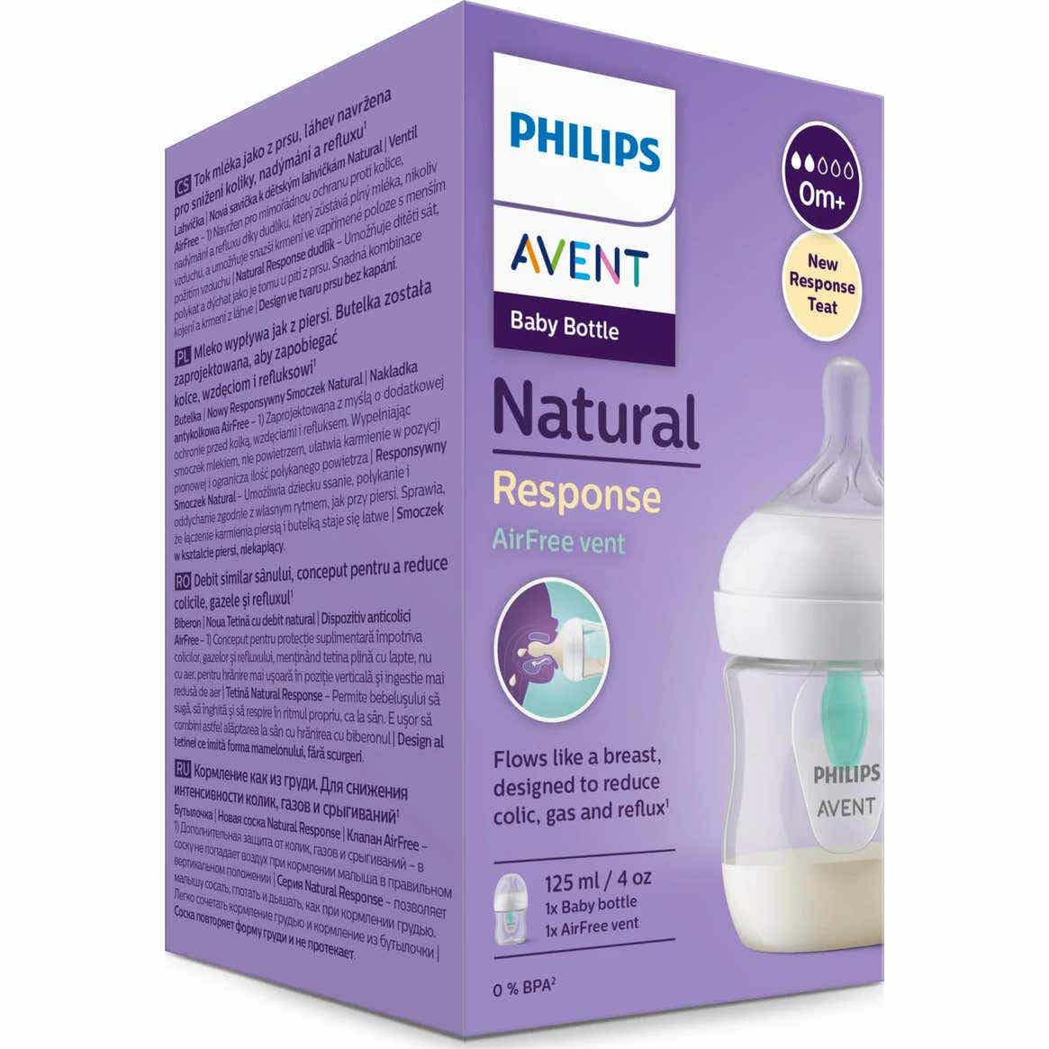Philips Avent Biberon SCY670/01 Natural AirFree 125ml