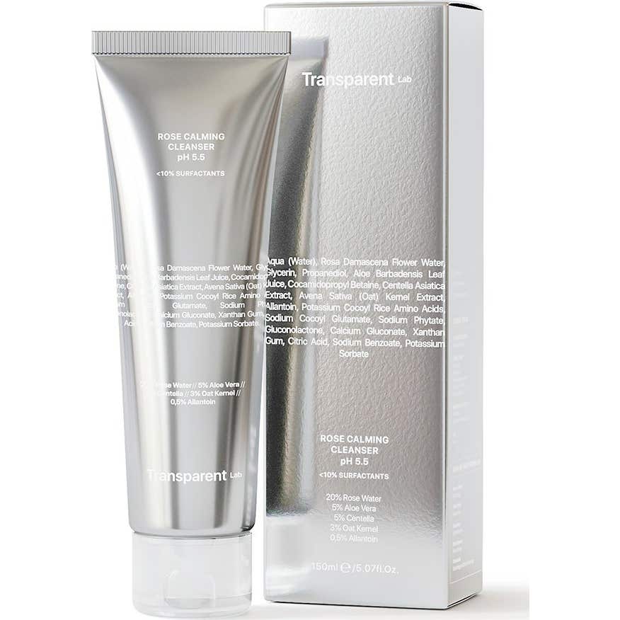 Rose Transparent Lab Gel Nettoyant Doux Visage Ph5.5 30Ml