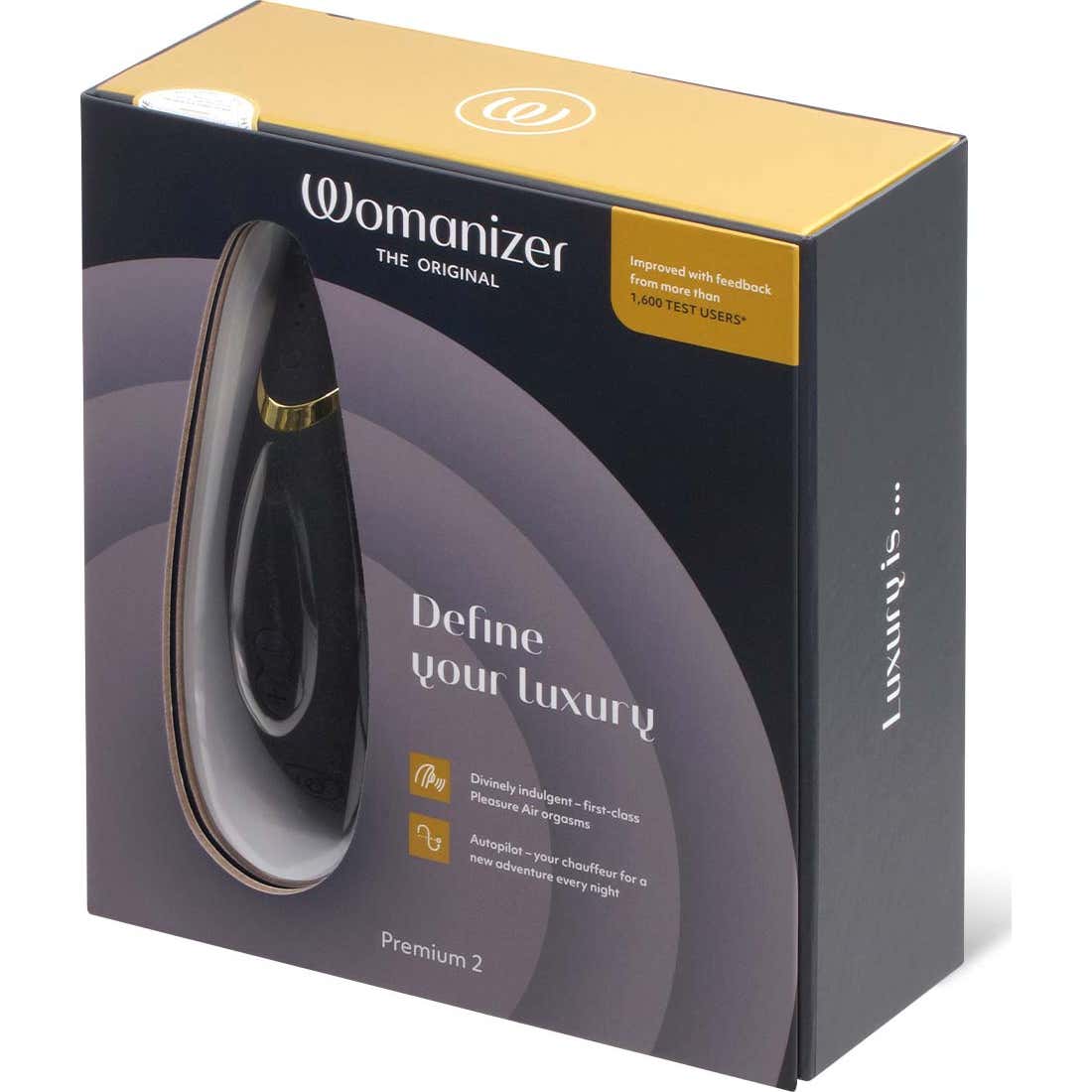 Womanizer Premium 2 Stimulateur Clitoridien Noir 1ut