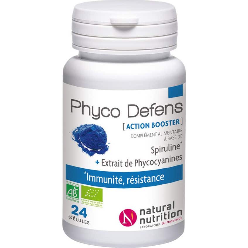 Natural Nutrition Phyco Defens Bio 24 Gélules