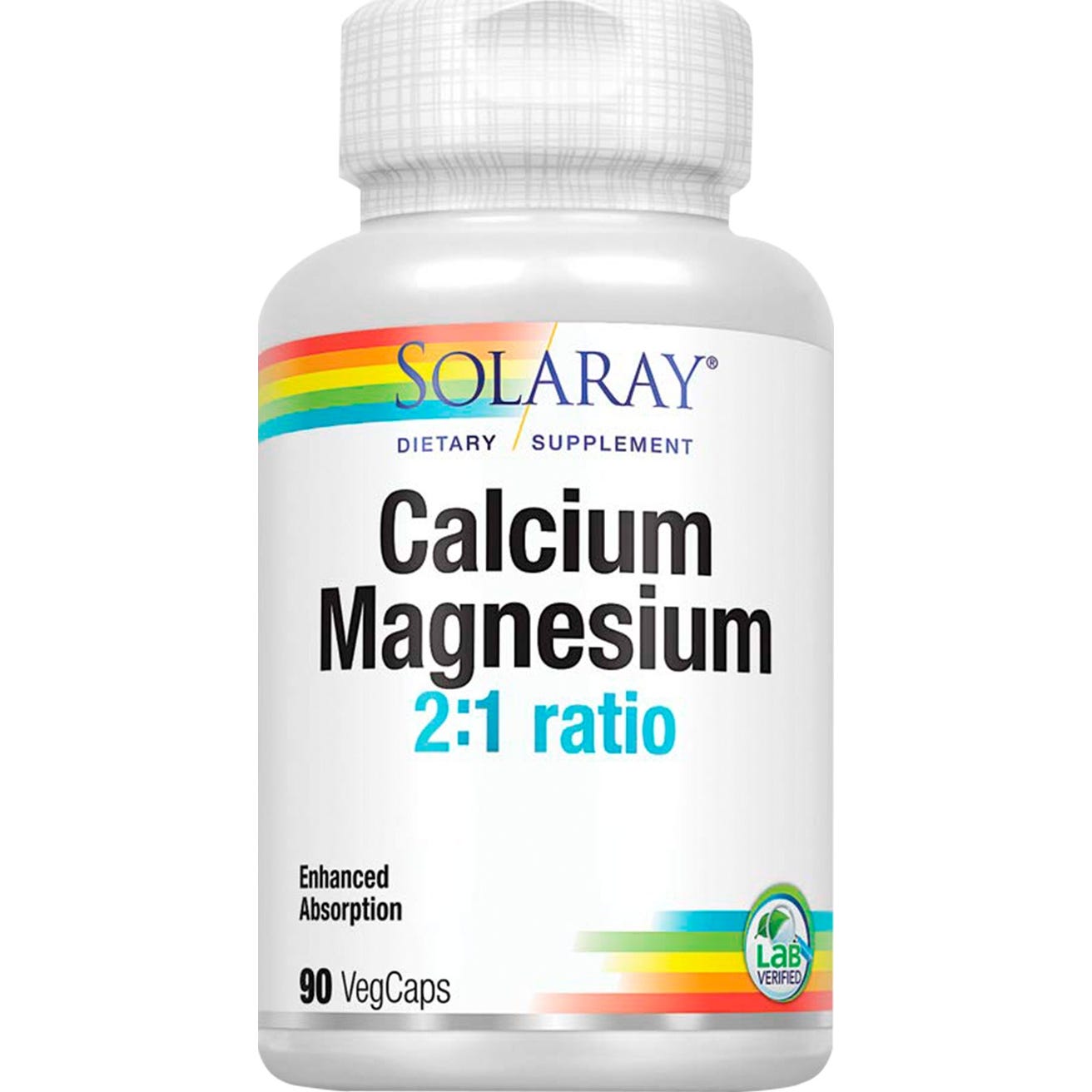 Solaray Calcium et Magnésium 90 capsules