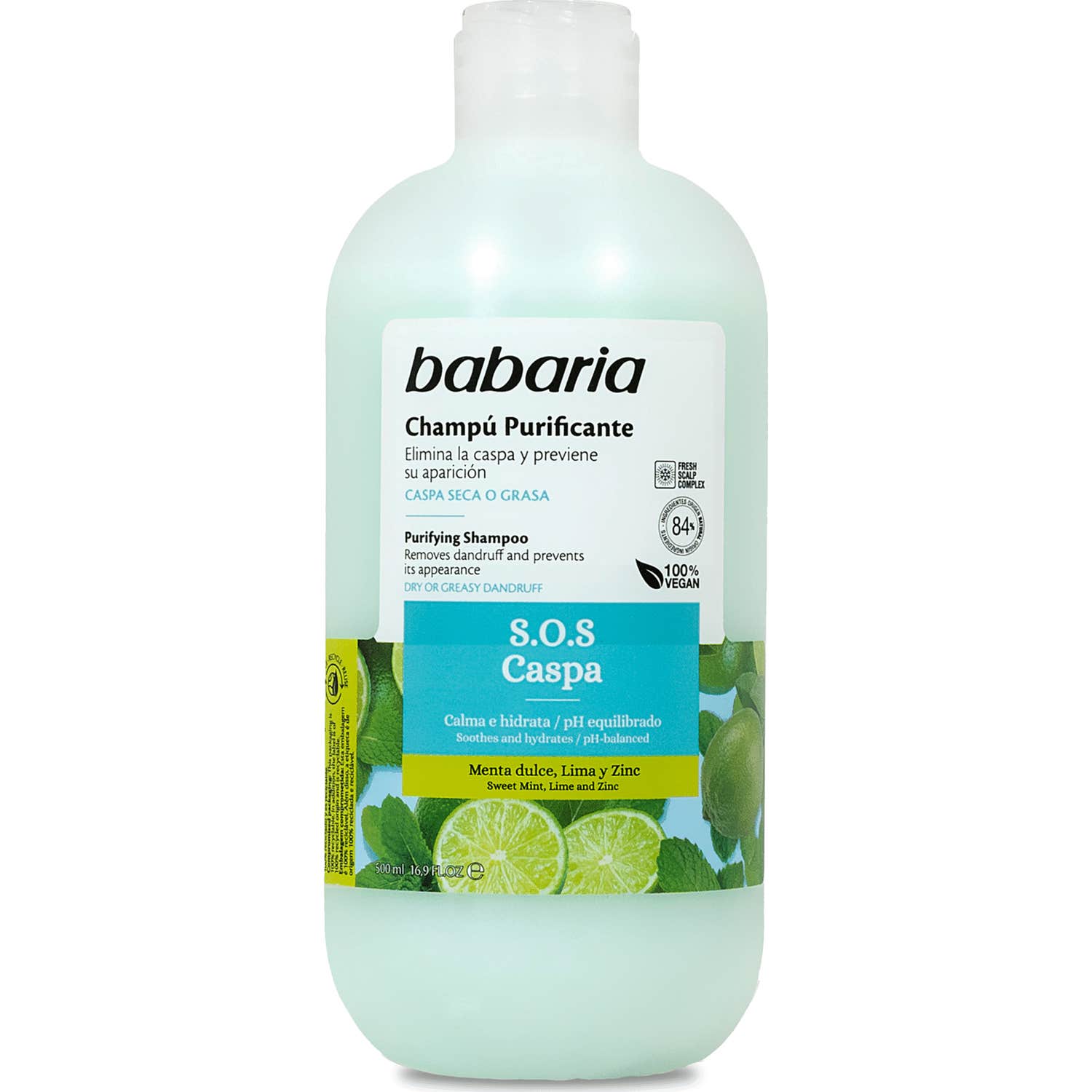Babaria S.O.S Shampooing purifiant antipelliculaire 500ml