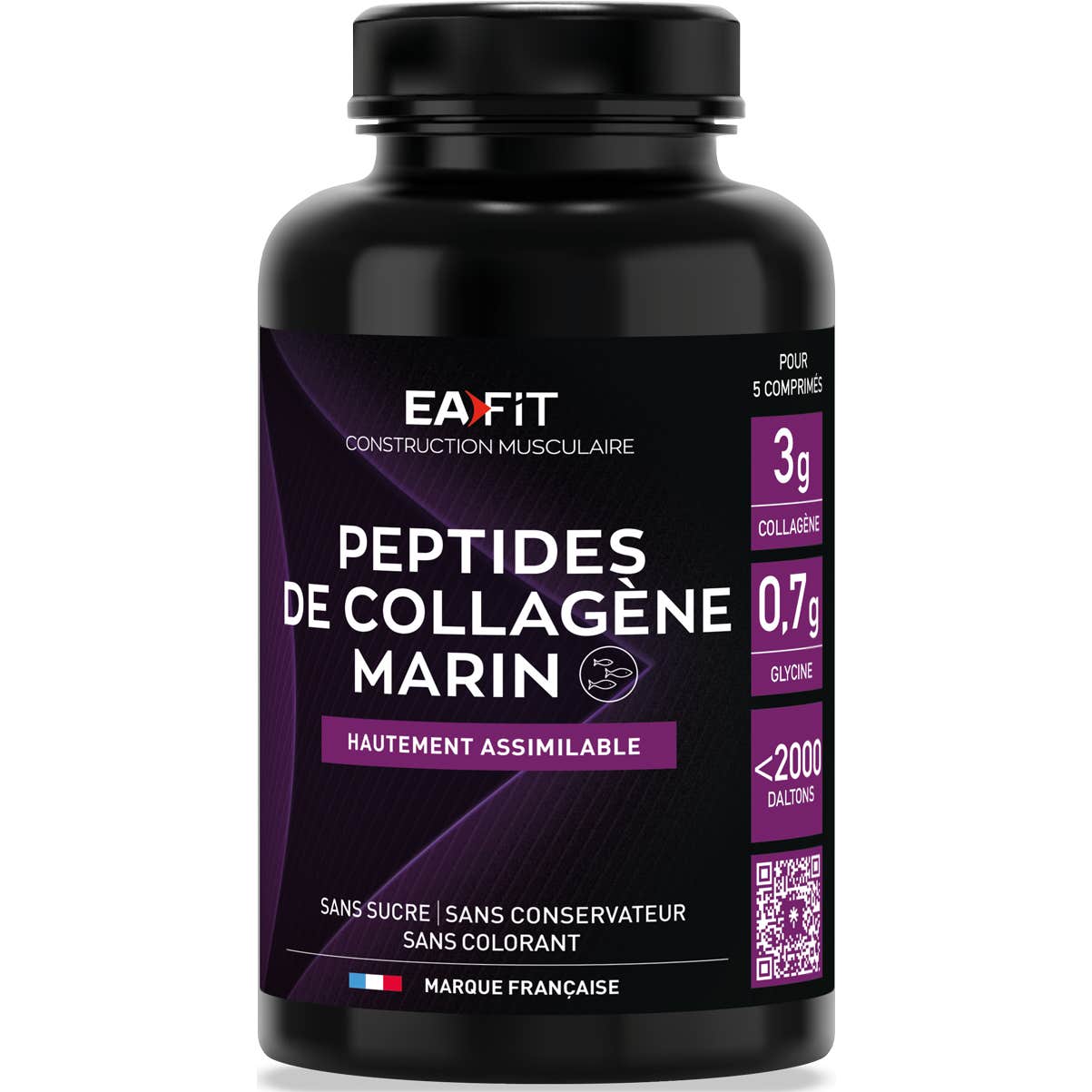 Eafit Peptides De Collagène Marin 120 Comprimés