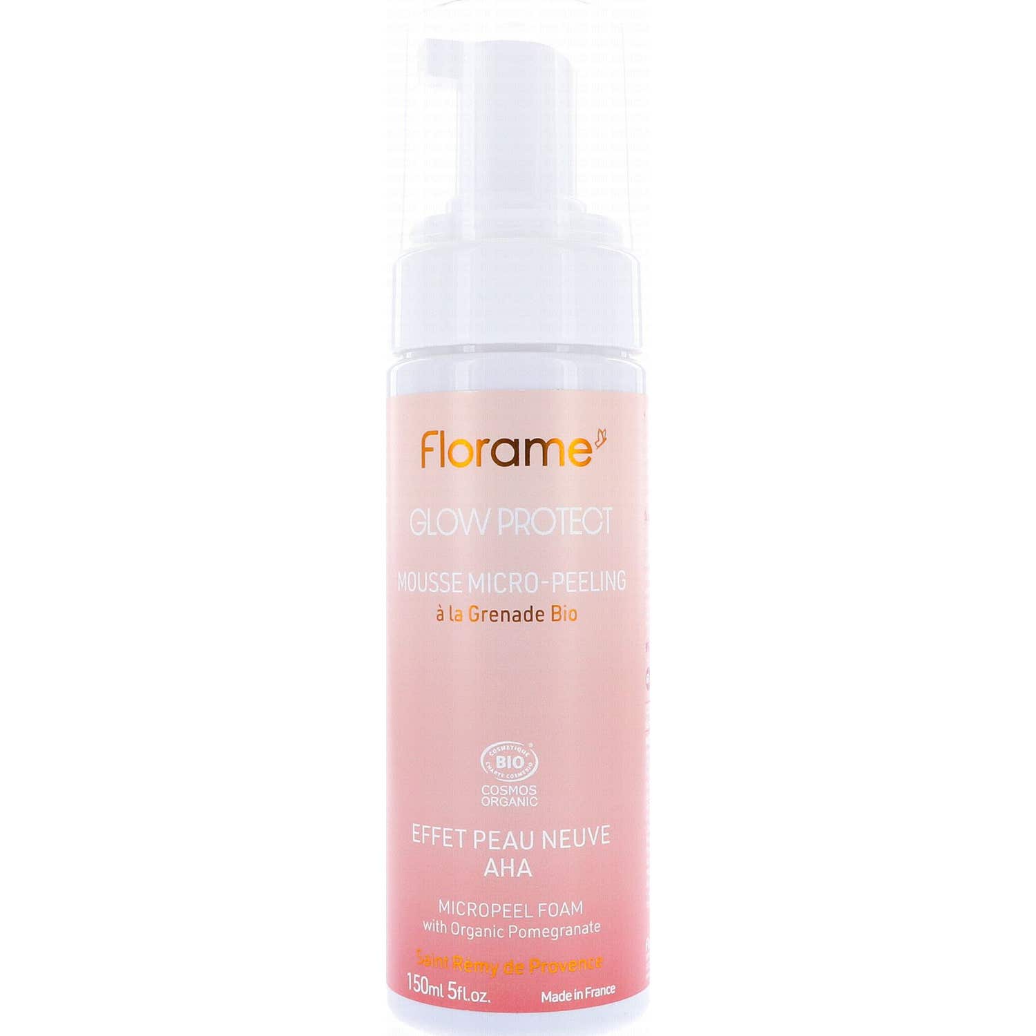 Florame Glow Protect Mousse Micro-Peeling Bio 150 ml