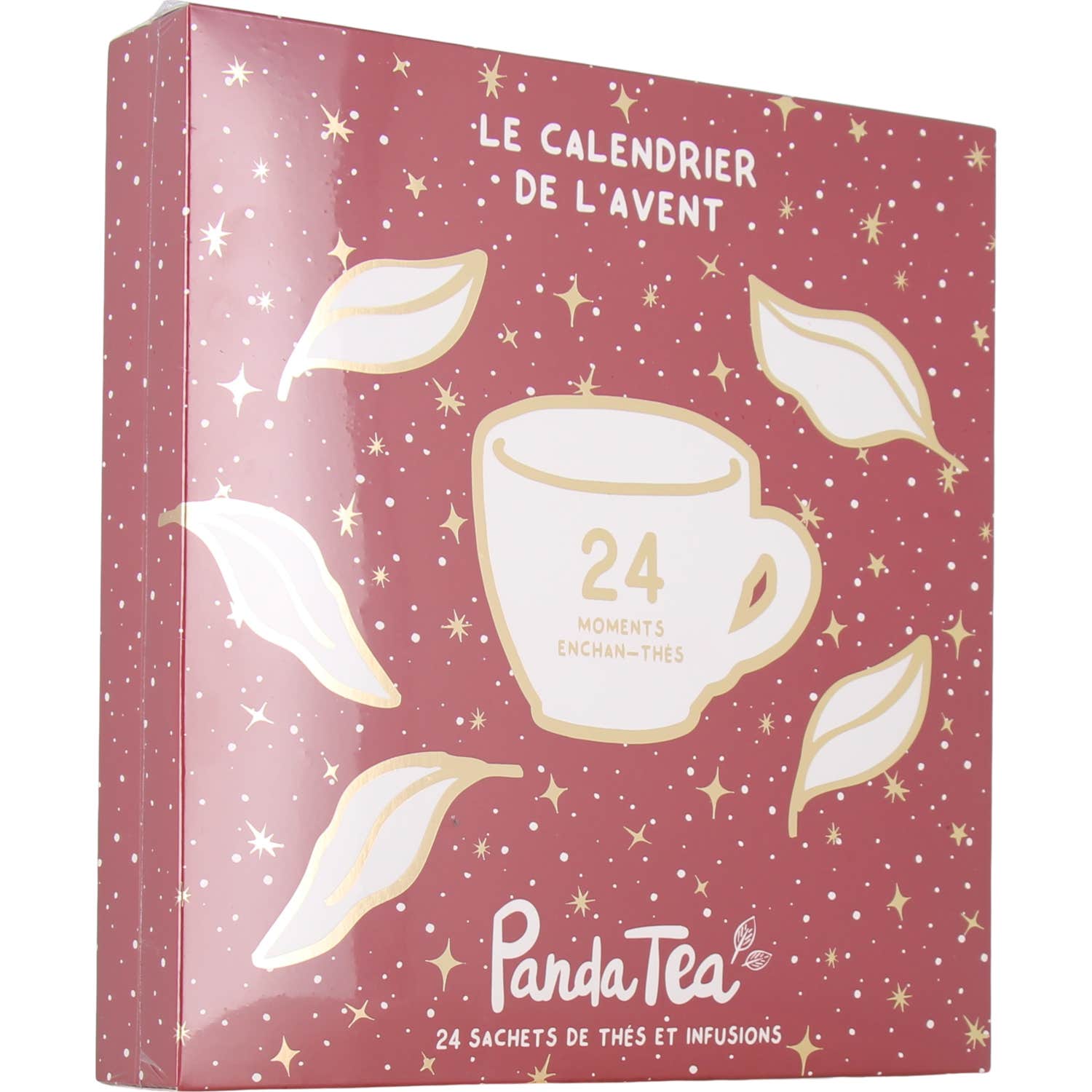 Panda Tea – Calendrier De L'avent 2025 ThéS & Infusion Bio – Coffret Cadeau NoëL – Assortiment De 24 Sachets Mousselines – Calendrier De L’Avent Pour Femme & Homme-image