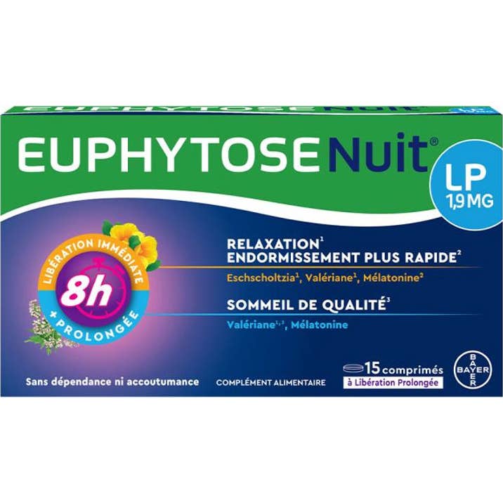 Euphytose Nuit Lp 1,9mg 15comp