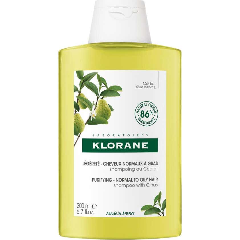 Klorane Légèreté Shampoing Au Cédrat 200ml