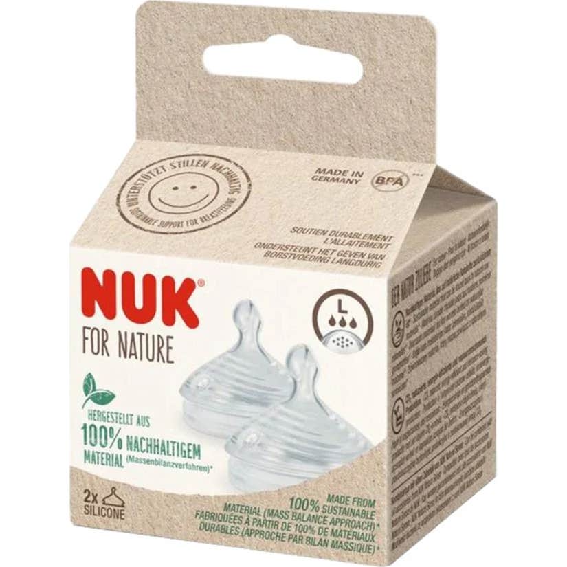 NUK For Nature TéTines Silicone Taille L 2Uts-image