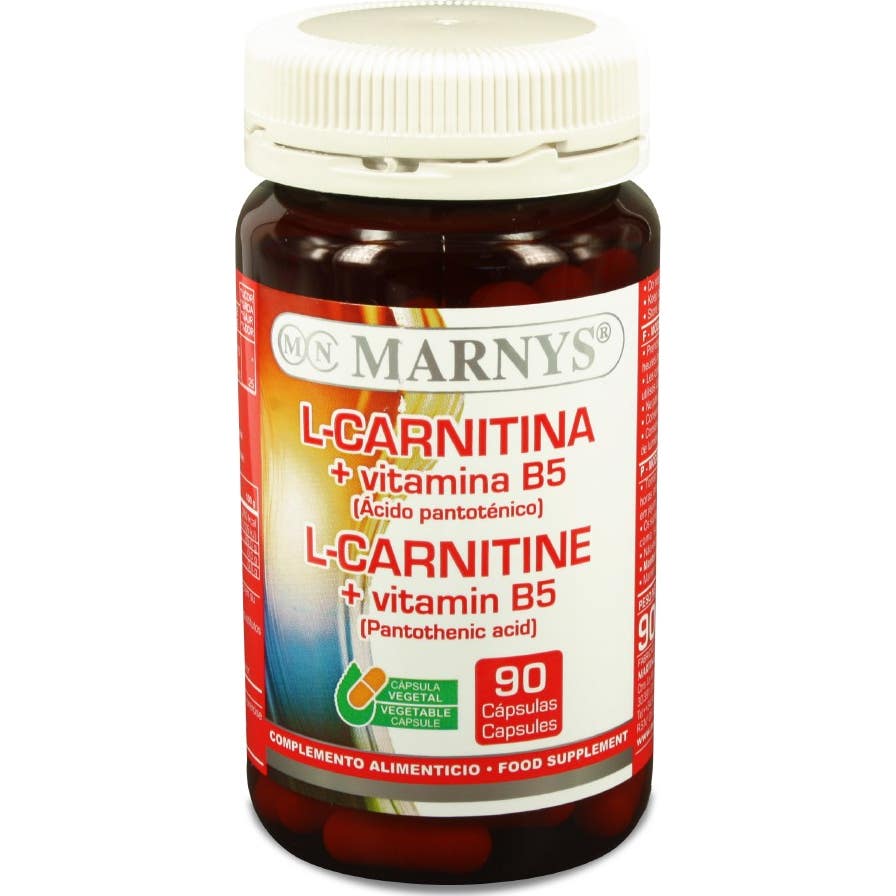 Marnys L-carnitine + Vitamine B5 90caps