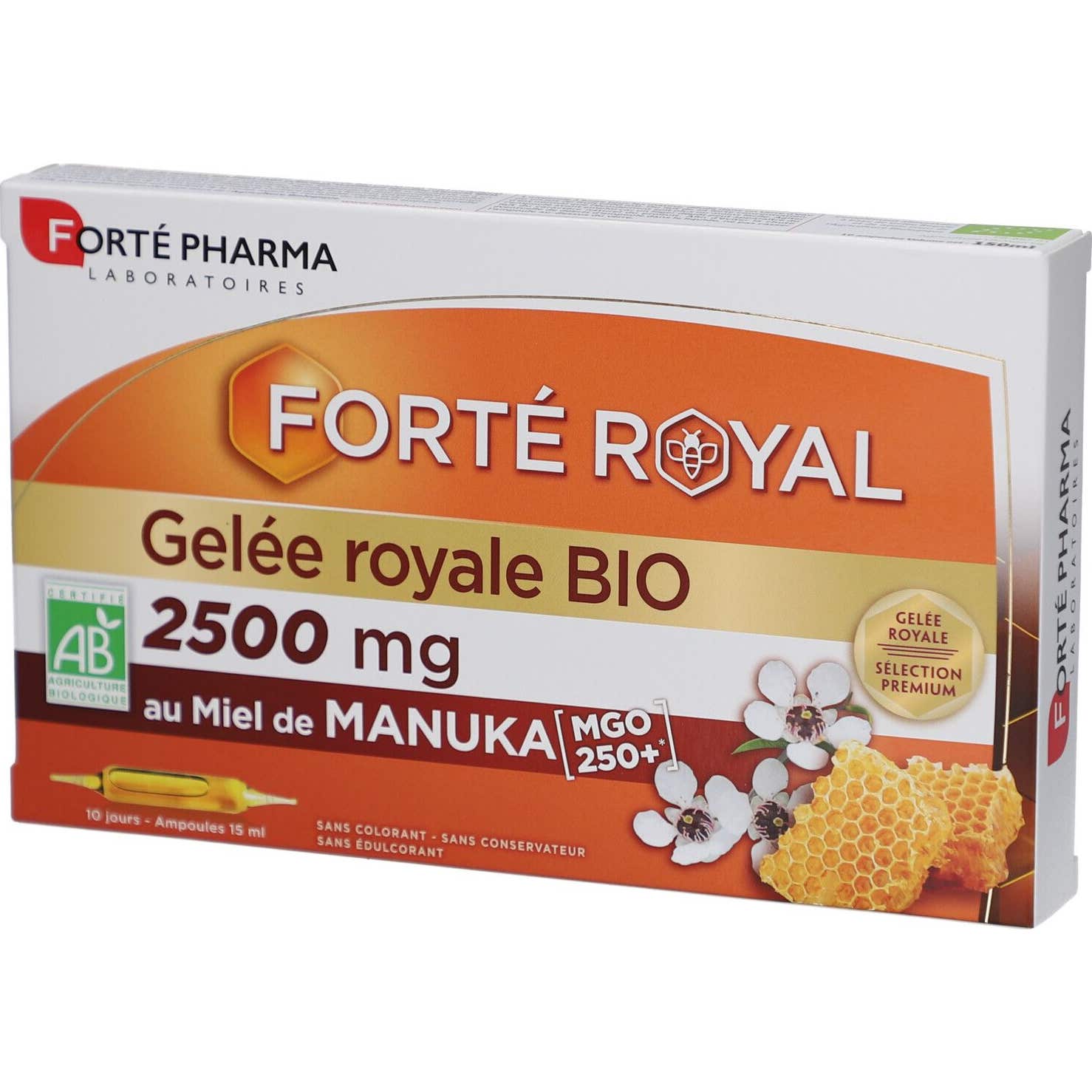 Forté Pharma Forté Royal Gelée Royale Bio 2500mg 10x15ml
