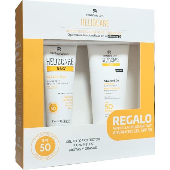 Heliocare 360º Set Gel Oil Free Spf50 50ml + Advanced Gel Spf50 100ml