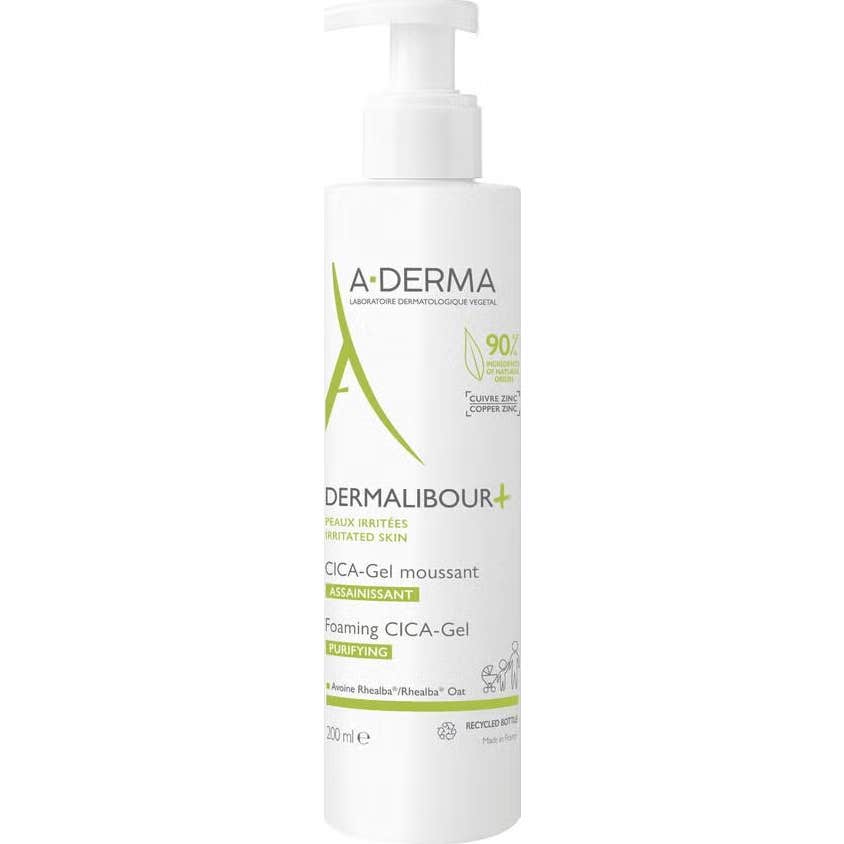 A-Derma Dermalibour+ CICA Gel Moussant Assainissant 200 ml