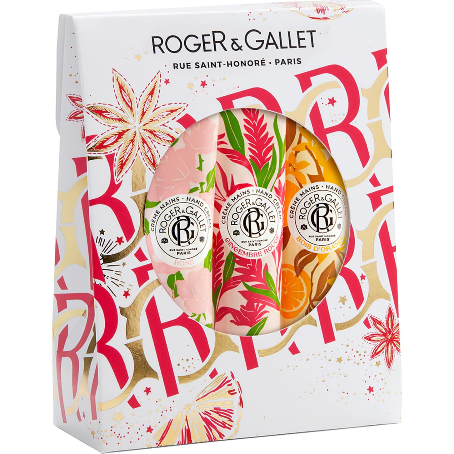 Roger & Gallet Coffret Nöel 2023 Crème Mains 3x30ml