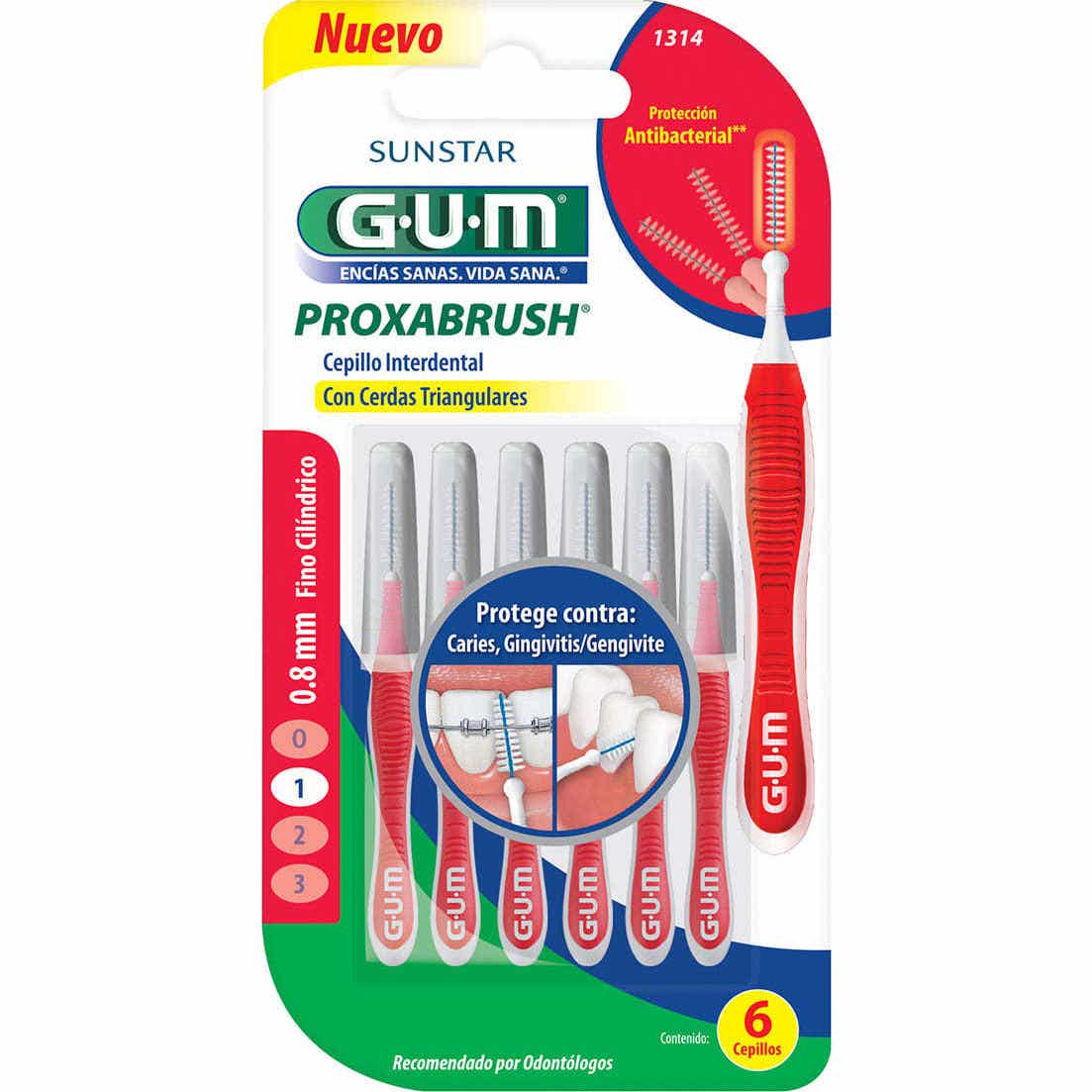 Gum Trav-Ler Brossettes Interdentaires 0.8 mm 1314 4 Unités