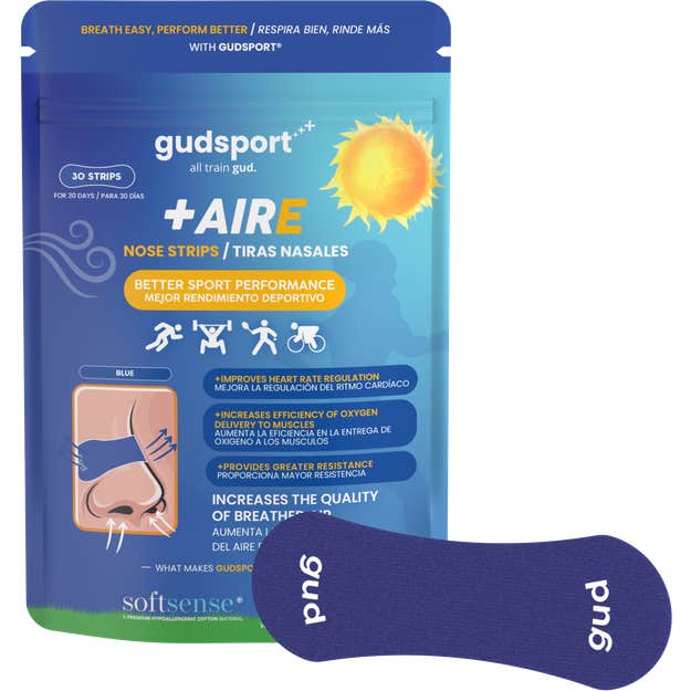 Gudslip Gudsport +Aire Bandelettes Nasales Bleu 30uts