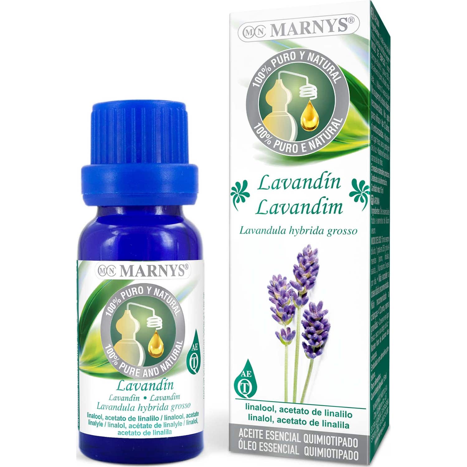 Marnys Huile Essentielle Alimentaire Lavandin 15ml