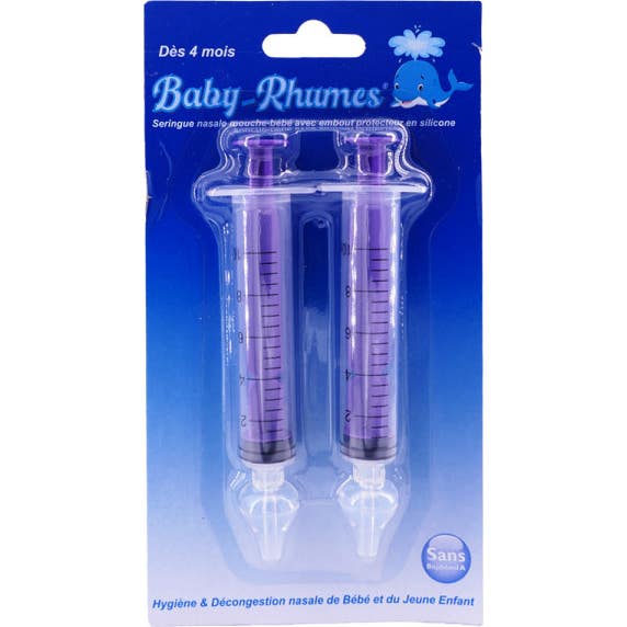 Baby Rhume Set Seringue Nasale Mouche Bébé 2 Unités