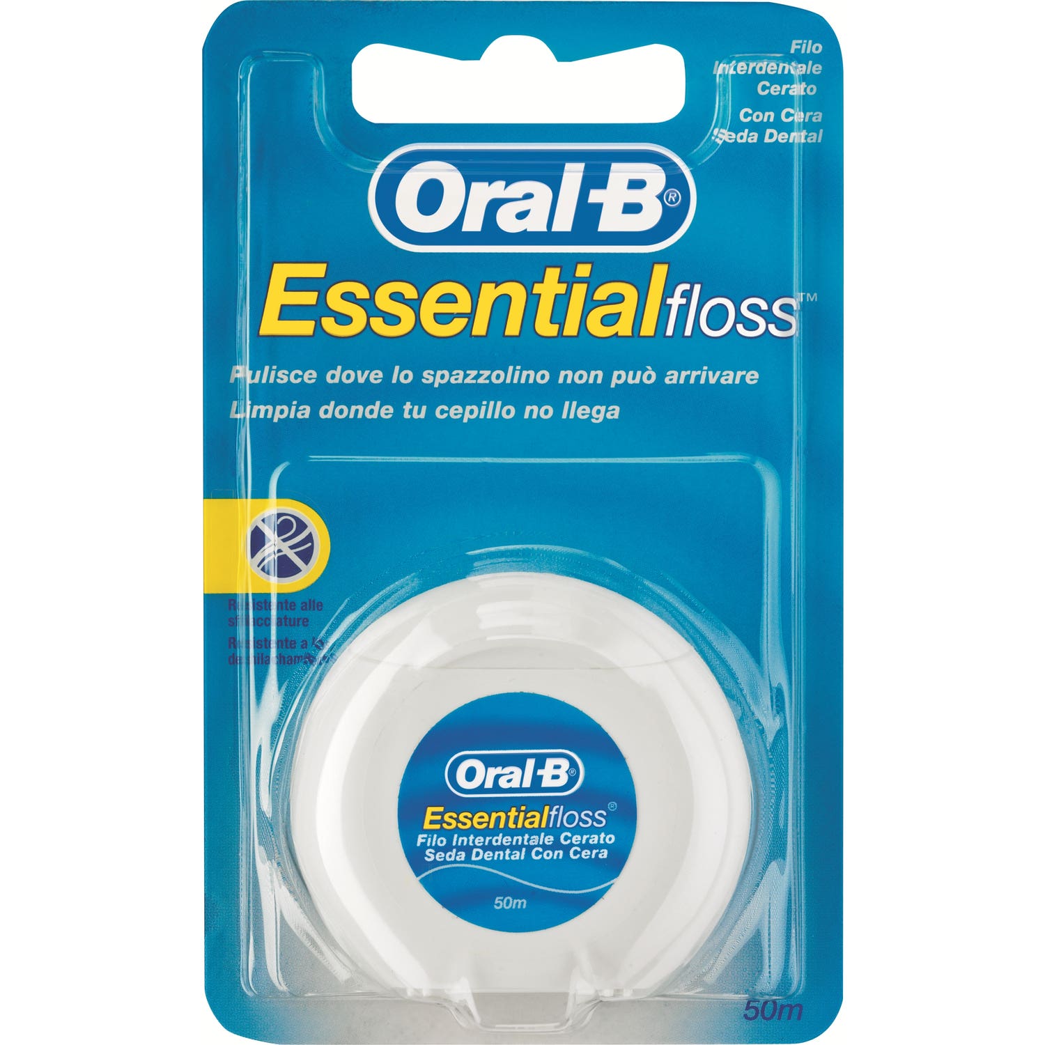 Oral-B Essential Floss seda con cera dentaire con cera 50m 1ud