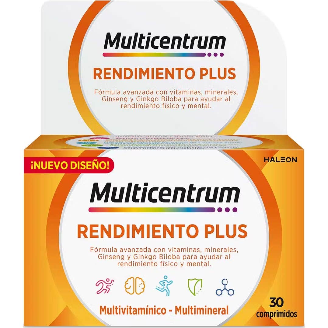 Multicentrum Plus Ginseng & Ginkgo 30 Comprimés