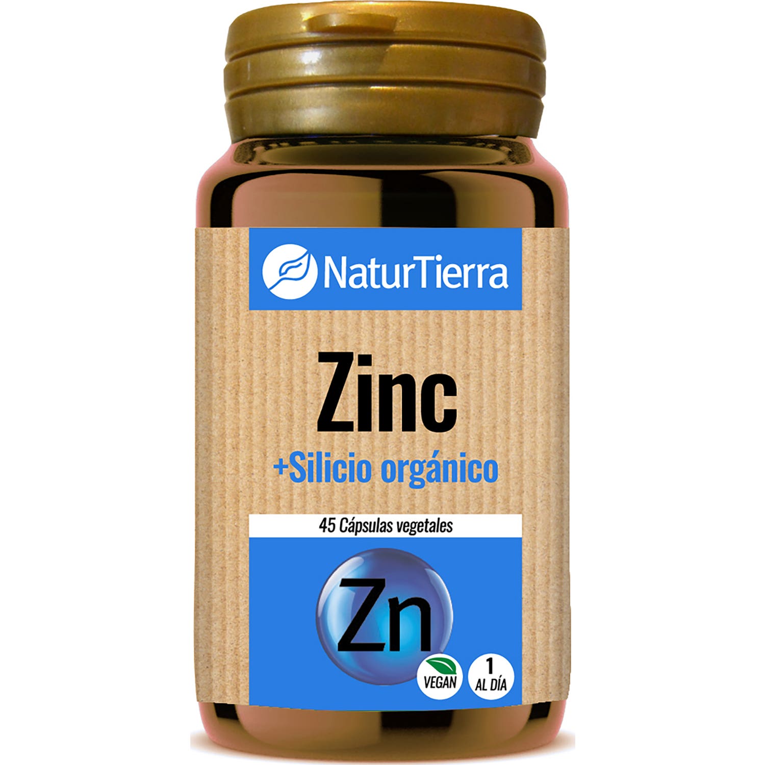 Naturtierra Zinc + Silicium Bio 45 Capsules végétales