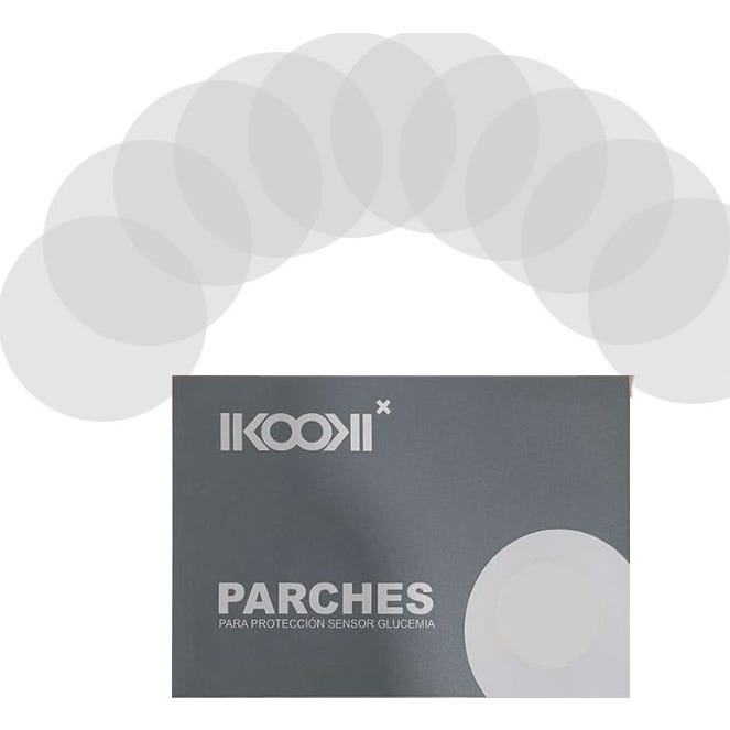 Ikooki Freestyle Libre Patchs Transparent Centre 7,5cm 10uts