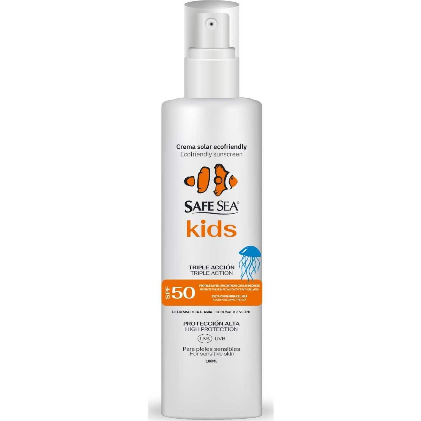 Safe Sea Kids Jellyfish Écran solaire spécial SPF50+ spray 100ml