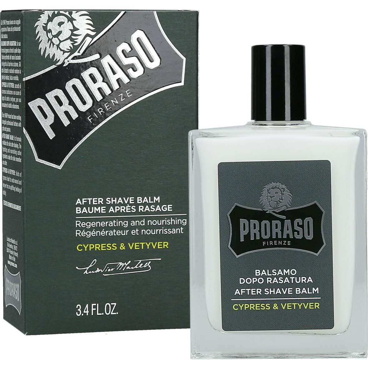 Proraso Baume Après-Rasage Cyprès Vétiver 100ml