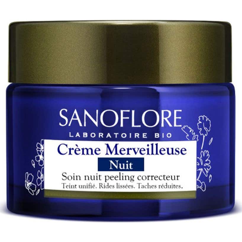Sanoflore Crème Merveilleuse Nuit Bio 50ml