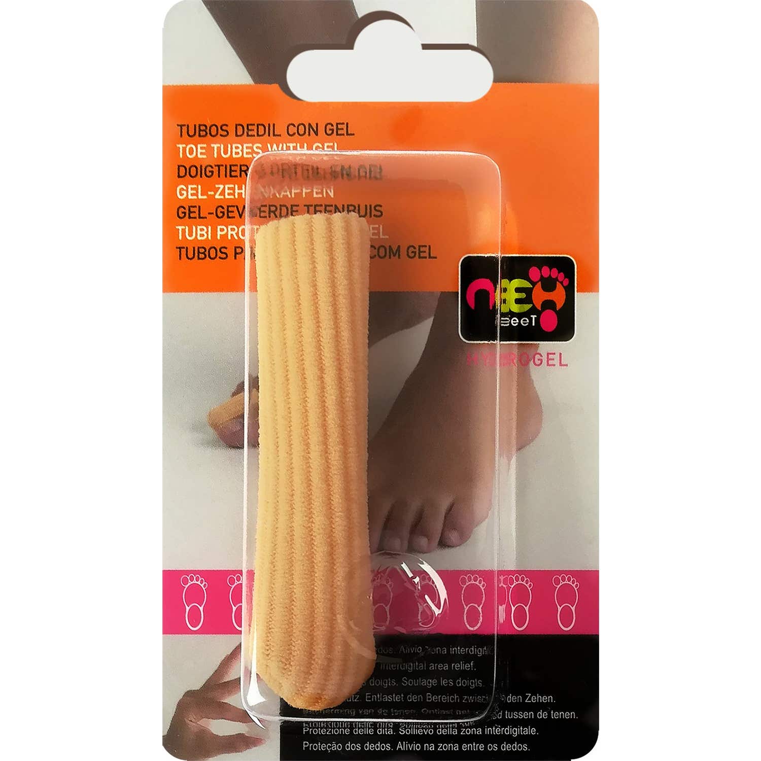 Neh Feet Finger tube avec gel et tissu T-G 1 pcs