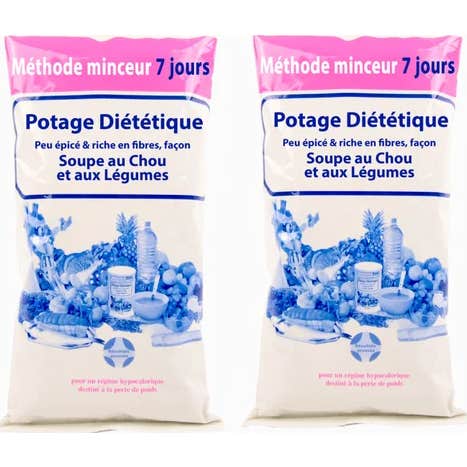 Annedelona Éco-Recharge 56 Soupes Au Chou Minceur Brûle Graisses 2x300g