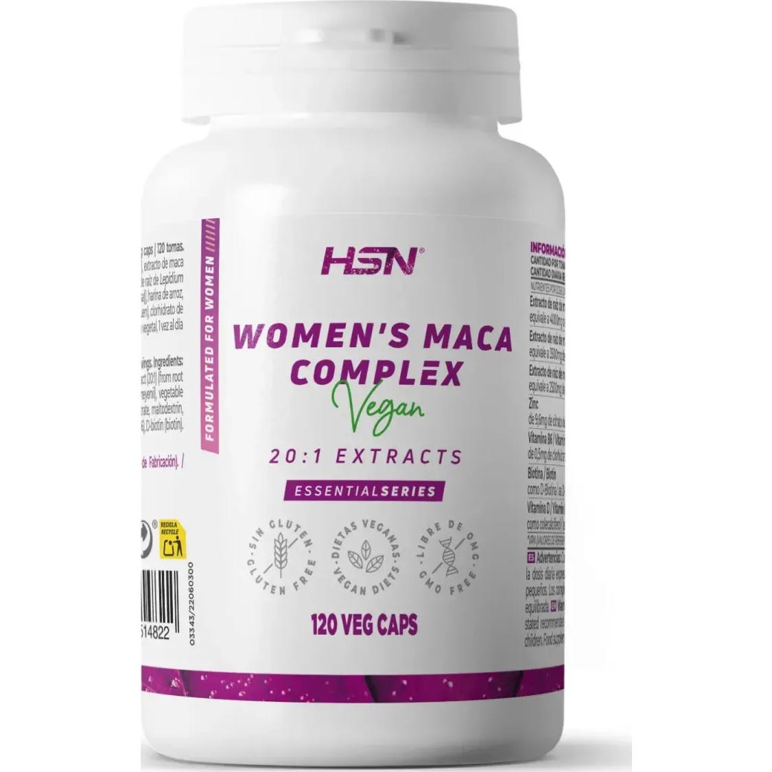 HSN Maca Complex Especial Mujer 120vcaps