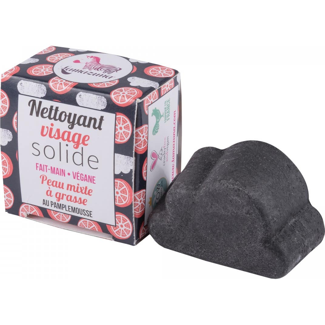 Lamazuna Nettoyant Visage Solide Peau Mixte À Grasse 25g
