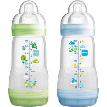Mam Biberon e Start Anti Colique D2 Bleu Vert 2x260ml