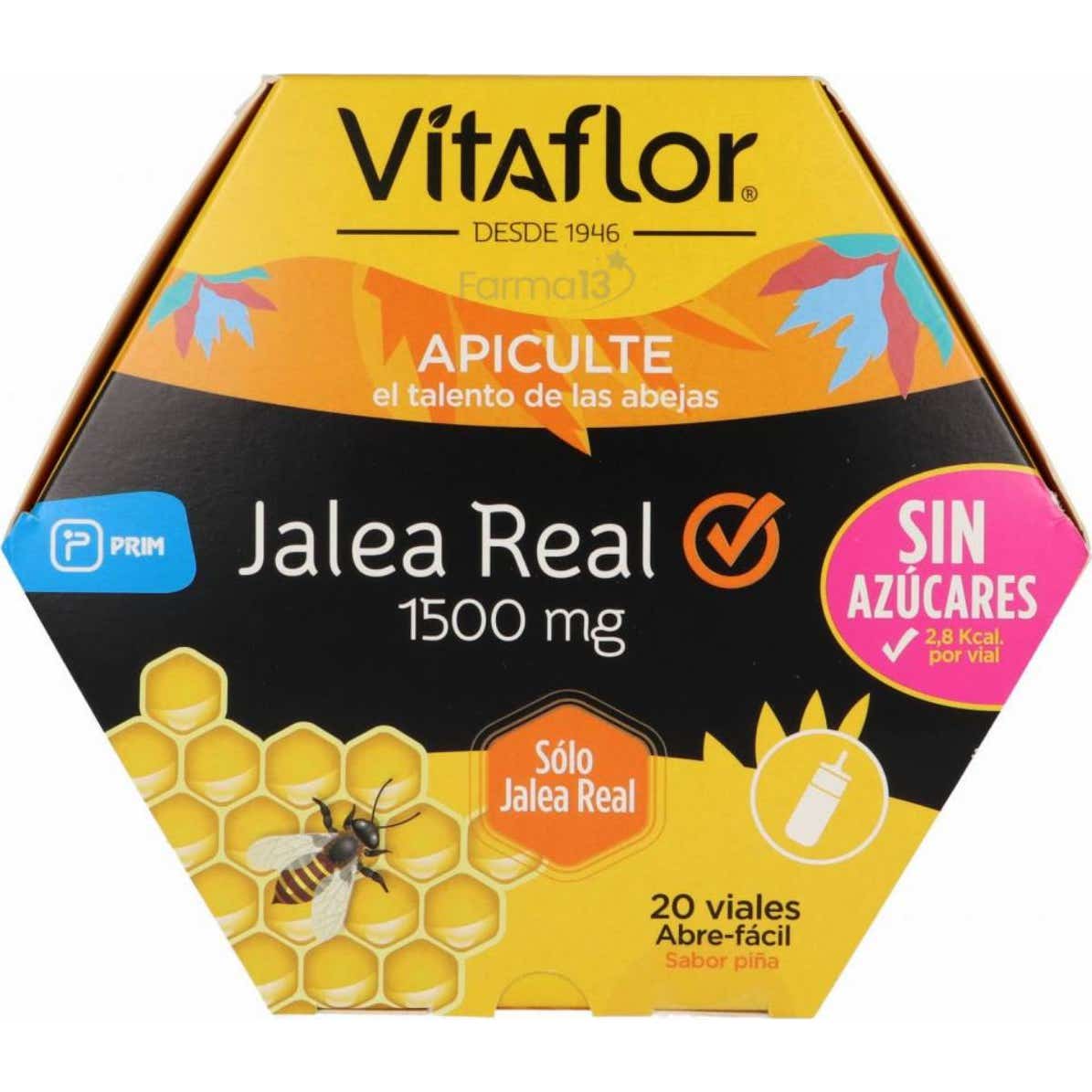 Vitaflor Pure Royal Jelly Sans Sucre 1500mg