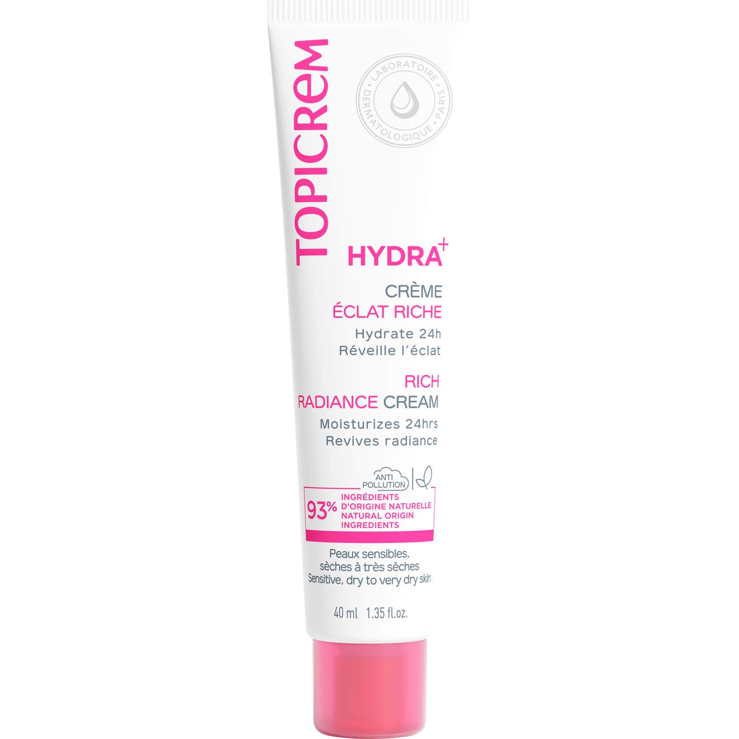 Topicrem HYDRA+ Crème Hydratante Ultra Riche 40ml