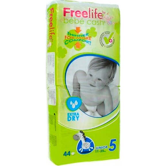 Bébé Cash Freelife couches taille 5 - 44 unités